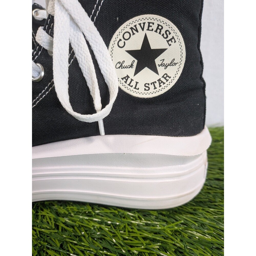 Converse All Star Move Platform Shoes Womens Size 8 Black Sneakers Chuck Taylor - Picture 9 of 13